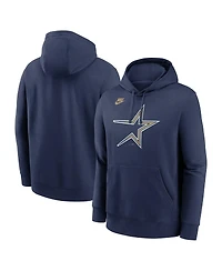 Nike Men's Navy Houston Astros Cooperstown Collection Logo Club Pullover Hoodie