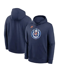 Nike Men's Navy Detroit Tigers Cooperstown Collection Logo Club Pullover Hoodie