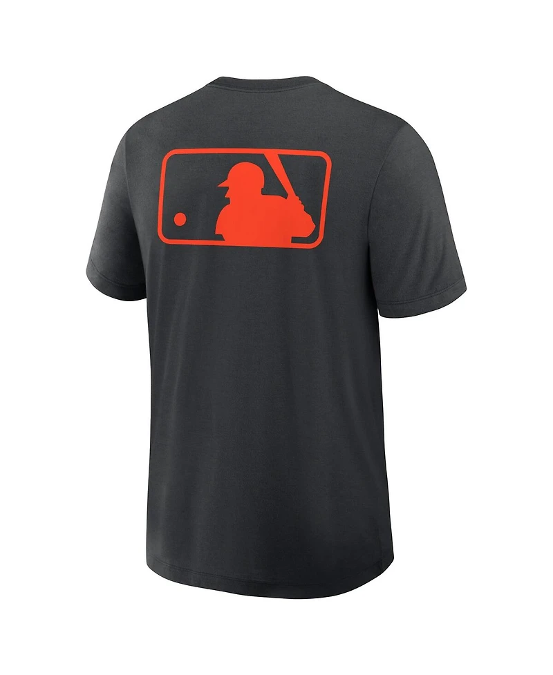 Nike Men's Black Baltimore Orioles Authentic Collection Early Work Tri-Blend Performance T-Shirt