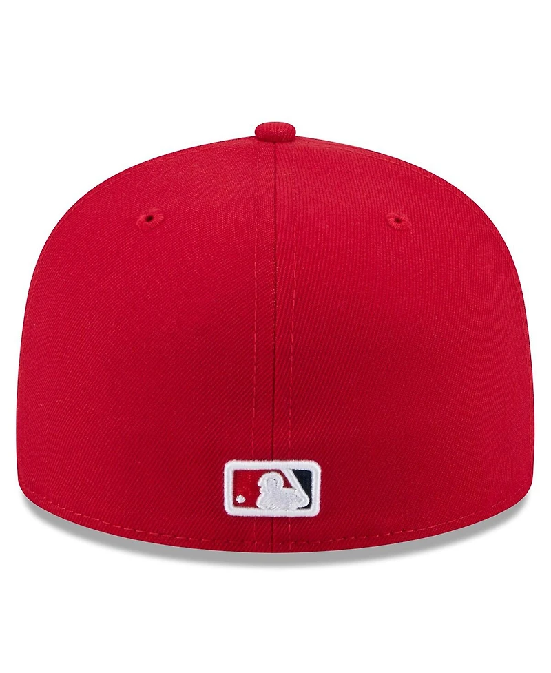 New Era Men's Red Los Angeles Angels 2025 Jackie Robinson Day 59FIFTY Fitted Hat