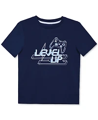 Max & Olivia Big Boys Level Up Gaming Top Shorts Pajama Set