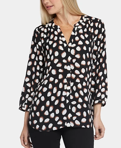 Nydj Women's Pintuck Blouse Top