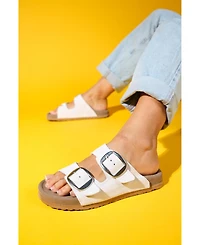 Ovesta Soft Footbed Leather Slide Sandal (Women