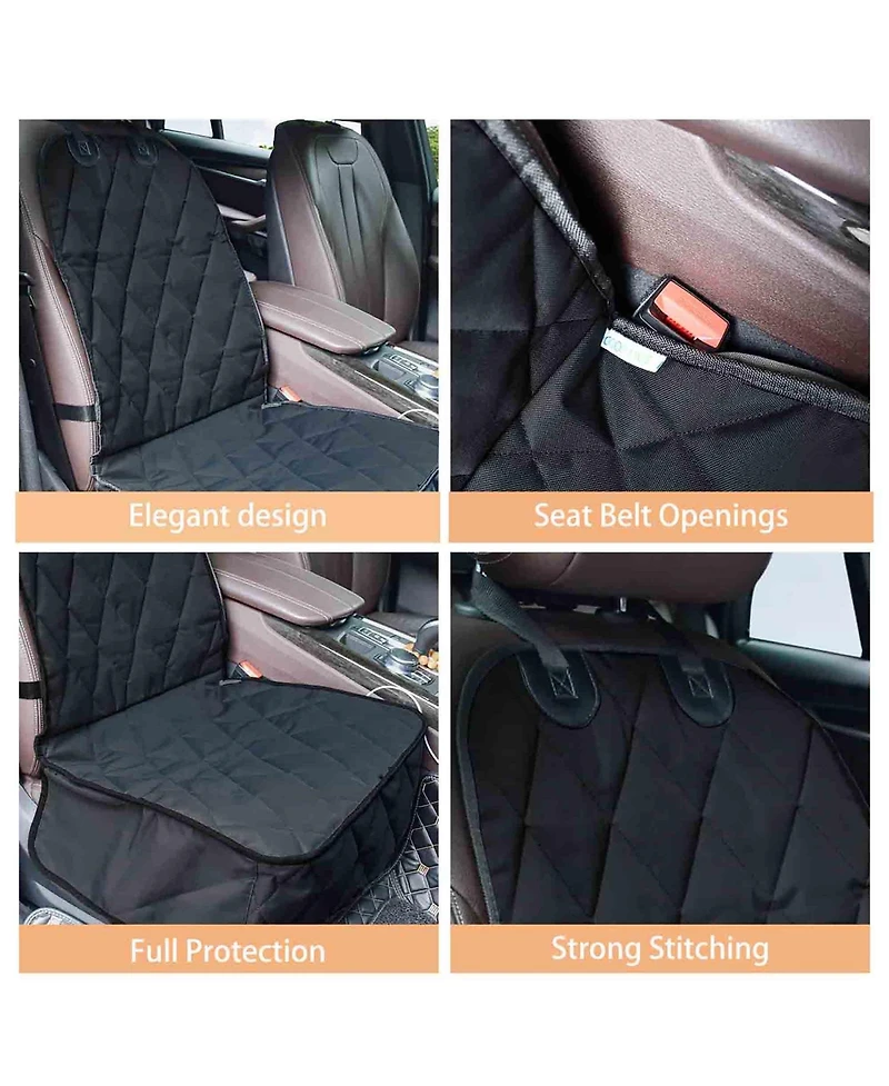 Quilted Pet Front Car Seat Cover: 40