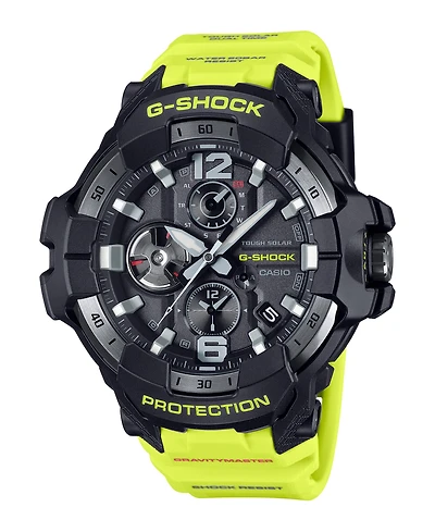 G-Shock Men's Japanese Quartz Yellow Resin Watch, 54.7mm
