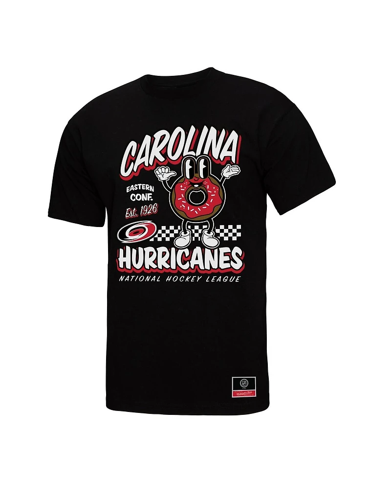 Mitchell & Ness Men's Black Carolina Hurricanes Local Food T-Shirt