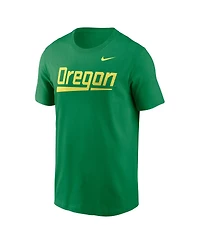 Nike Men's Green Oregon Ducks Baseball Wordmark T-Shirt