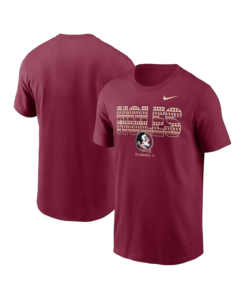 Nike Men's Garnet Florida State Seminoles Campus Local T-Shirt