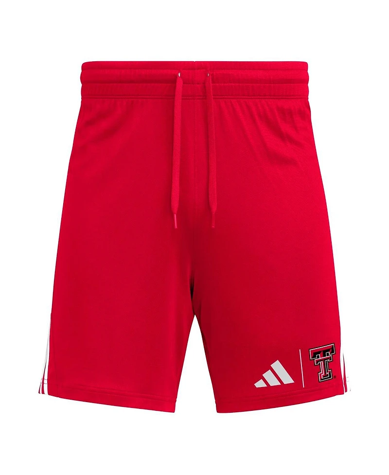 Adidas Men's Red Texas Tech Raiders Aeroready 7" Shorts