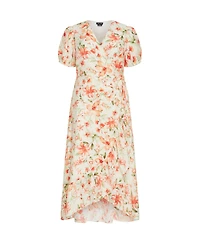 City Chic Plus Sarina Print Dress