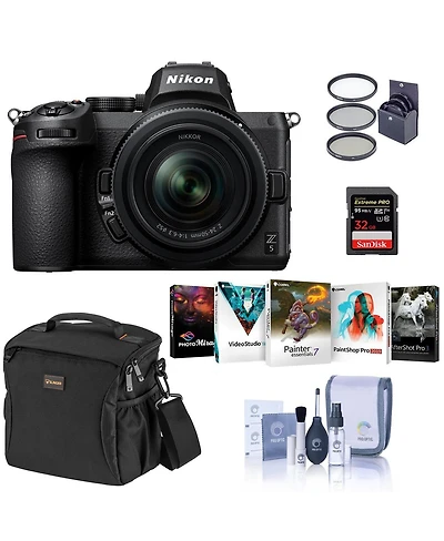 Nikon Z5 Full Frame Mirrorless Camera with 24-50mm Zoom Lens Bundle with 32GB Sd Card, Bag