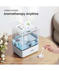 Morento Smart Humidifier with App & Voice Control, 6L Cool Mist Humidifiers with Essential Oil Diffuser, 7 Color NightLight for Bedroom Home Large Roo