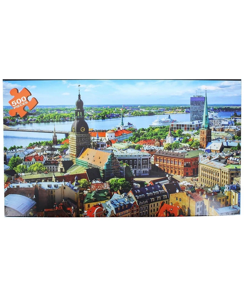 Scenic Spot of the World Sea Port 500 Piece Jigsaw Puzzle