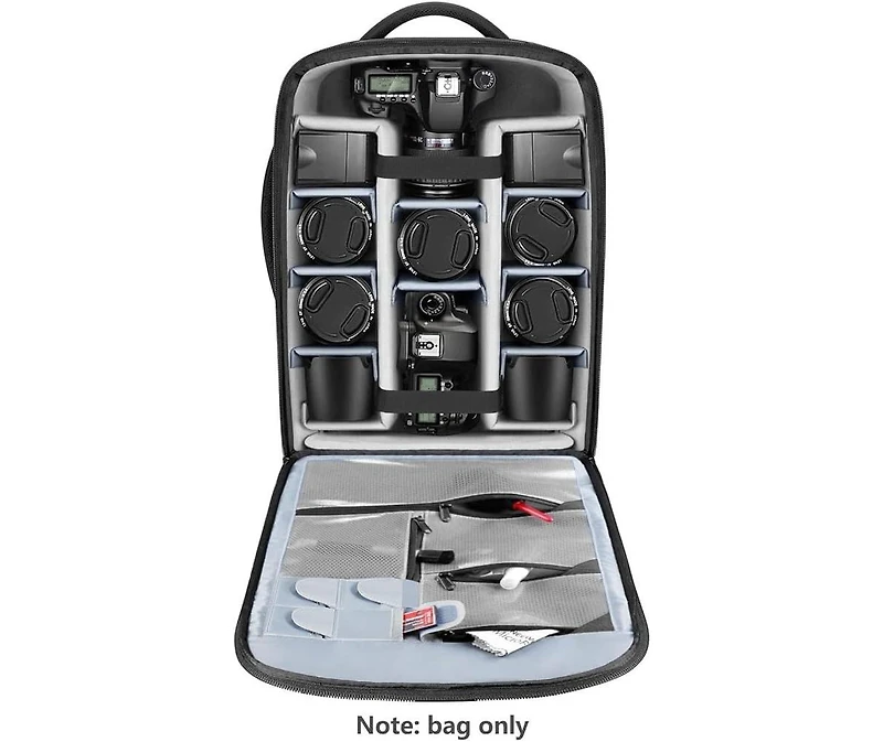 Neewer 2-in-1 Rolling Camera Backpack Trolley Case - Anti-Shock Detachable Padded Compartment