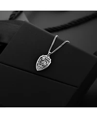Vincero Men's St. Michael Pendant – 925 Sterling Silver Shield