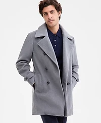 Tommy Hilfiger Men's Classic-Fit Double Breasted Overcoat