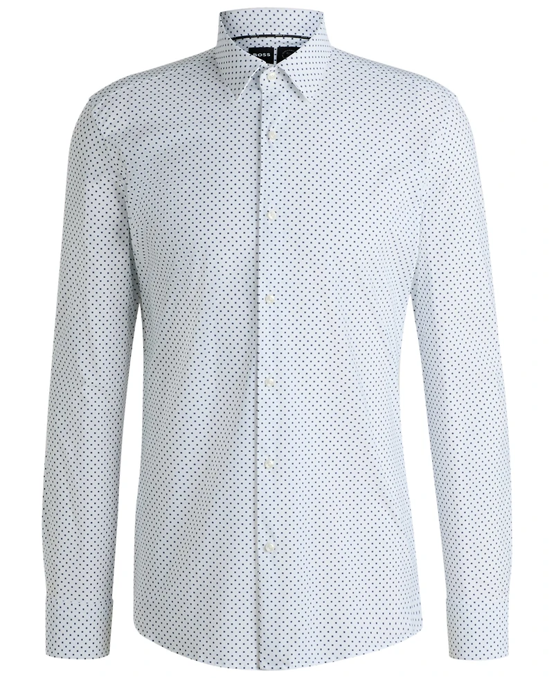 Boss by Hugo Men's Stretch Jersey Slim-Fit Dress Shirt