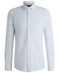 Boss by Hugo Men's Stretch Jersey Slim-Fit Dress Shirt