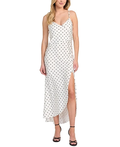 Guess Women's Cemona Printed Faux-Wrap Sleeveless Dress