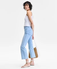I.n.c. International Concepts Women's High-Rise Cropped Flare Jeans, Exclusively at Macy's