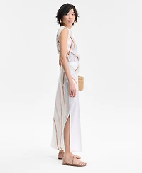 I.n.c. International Concepts Women's Striped Maxi Skirt, Exclusively at Macy's