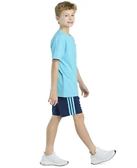 adidas Big Boys Short-Sleeve T-Shirt & Double-Knit Shorts, 2 Piece Set