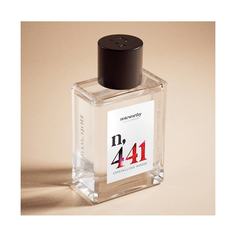 Noteworthy n,441 Eau De Parfum | Crystalized Woods | Spices Musk Amber Fragrance