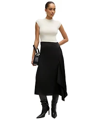 Boss by Hugo Women's Volant Trim Two-Part Dress