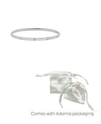 Adornia Tarnish Resistant Silver Bangle Stacker