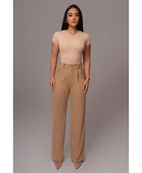 Jluxlabel Women's Classic High Rise Trousers