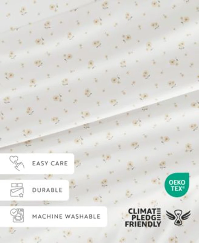 Kaycie Gray Printed Microfiber Sheet Sets