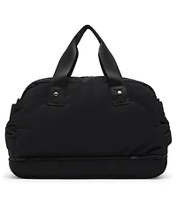 Madden Girl Bow Detail Zip Bottom Weekender Duffle Bag
