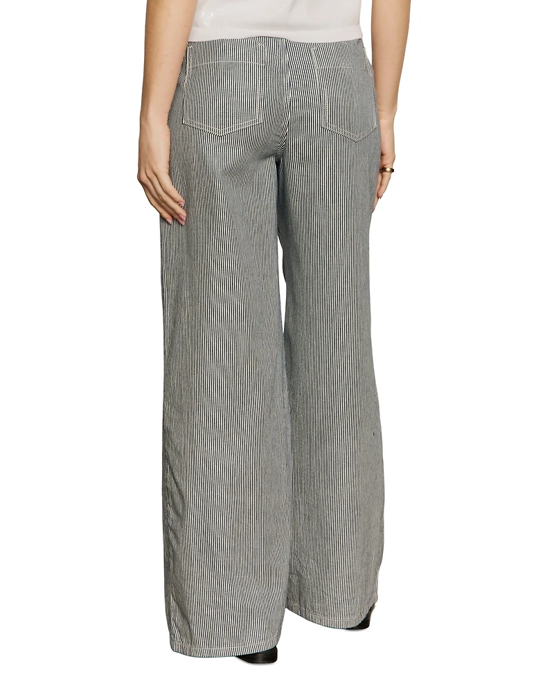 Sanctuary Women's Marine Yacht Stripe Wide-Leg Pants