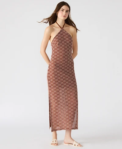 Steve Madden Women's Tatum Knit Halter Dress