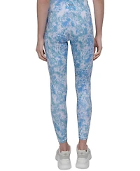 Dkny Sport Women's Printed High-Waist 7/8 Tights