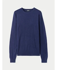Gobi Cashmere Men's Lightweight Silk Textured Sweater