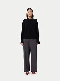 Gobi Cashmere Women's Split-Sleeve Sweater
