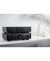 Denon Dcd-600NE Cd Player with Pma-600NE 2 Channel 70W Integrated Amplifier with Bluetooth