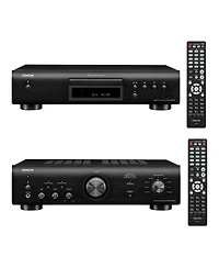 Denon Dcd-600NE Cd Player with Pma-600NE 2 Channel 70W Integrated Amplifier with Bluetooth