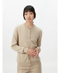 Gobi Cashmere Women's 100% Crew Neck Cardigan