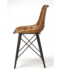 Faux Leather Tufted Side Chair for Dining Room or Office Seating