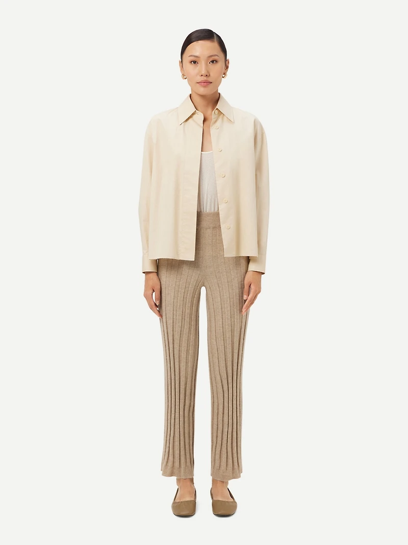 Gobi Cashmere Women's Textured Knit Pants
