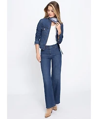 Olsen Women's Anna Fit Wide Leg Jean