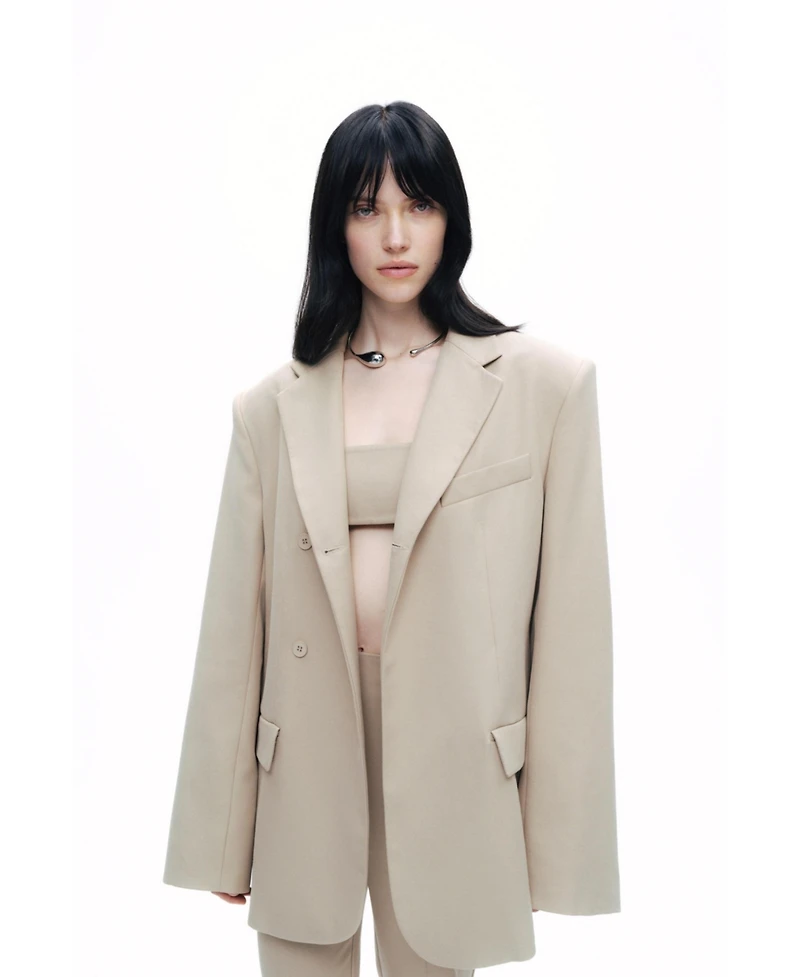 Nocturne Women's Oversized Blazer Jacket