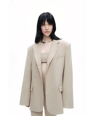 Nocturne Women's Oversized Blazer Jacket