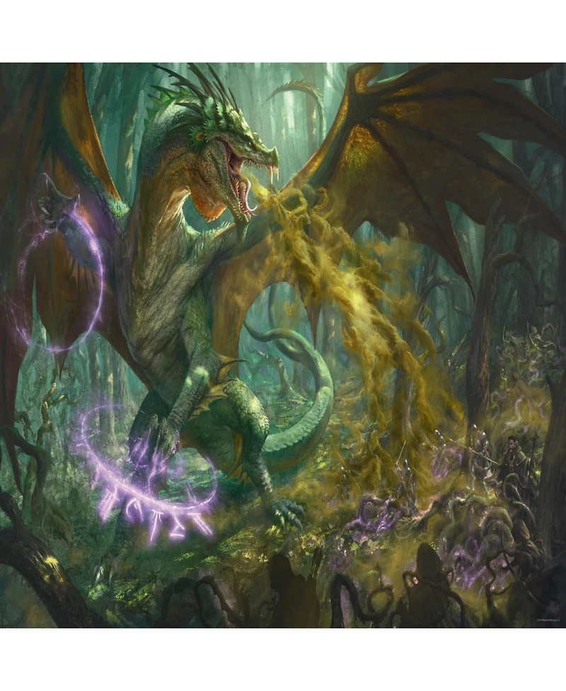 Trefl Prime 1000 Piece Puzzle - Dungeons & Dragons - The Hunt for the Green Dragon