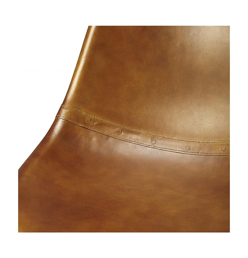 Stylish Faux Leather Upholstered Side Chair for Modern Spaces