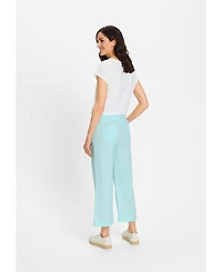 Olsen Women's Anna Fit Wide Leg Pull-On Culottes