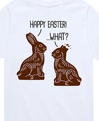 Hybrid Toddler Boys Happy Easter What Graphic T-Shirt
