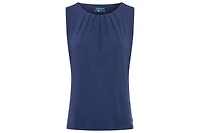 Olsen Women's Shell with Pleated Neckline